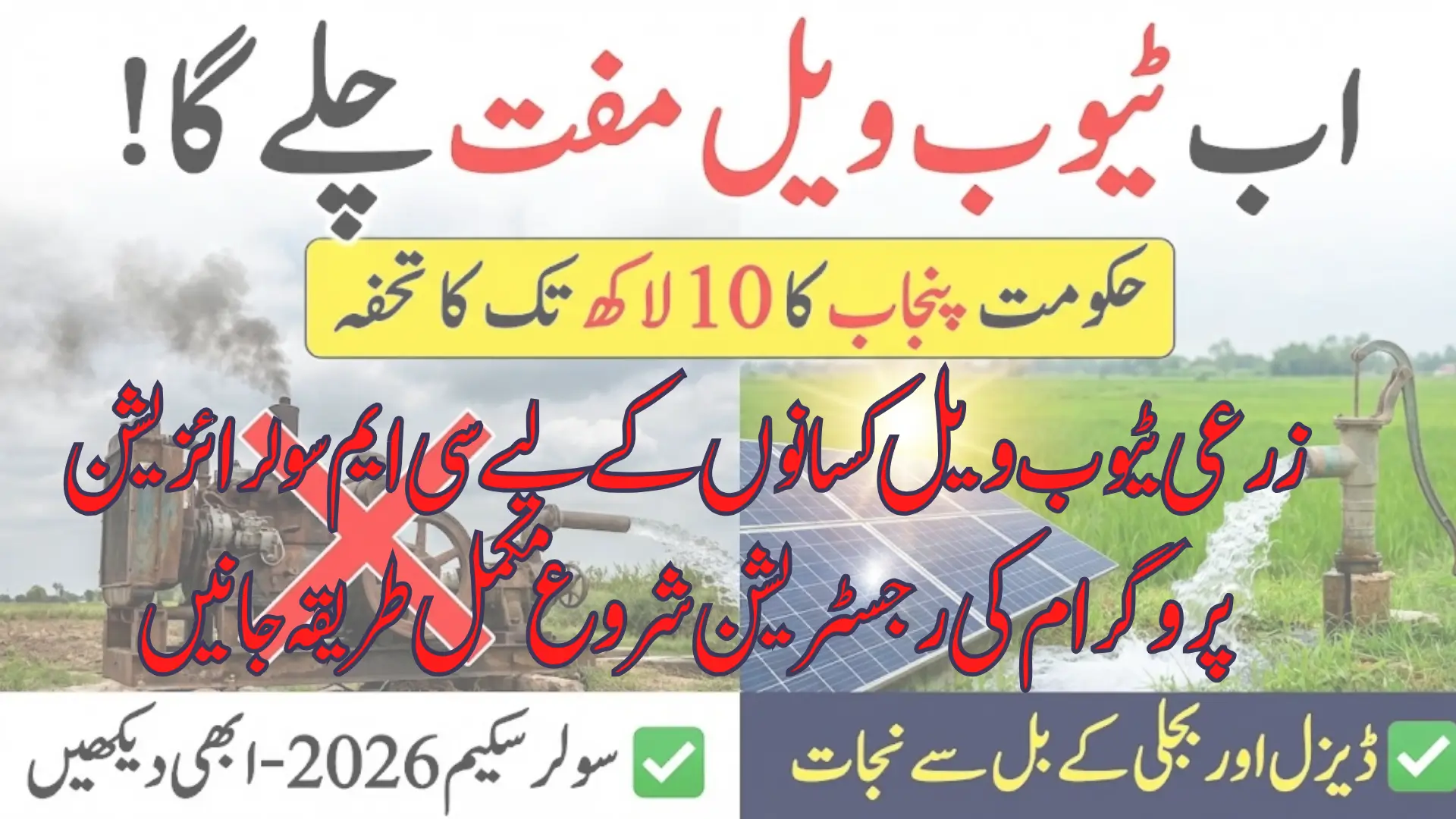 CM Solarization Program for Agri Tubewells Farmer How to Get Solar & Ballot Result Check Online